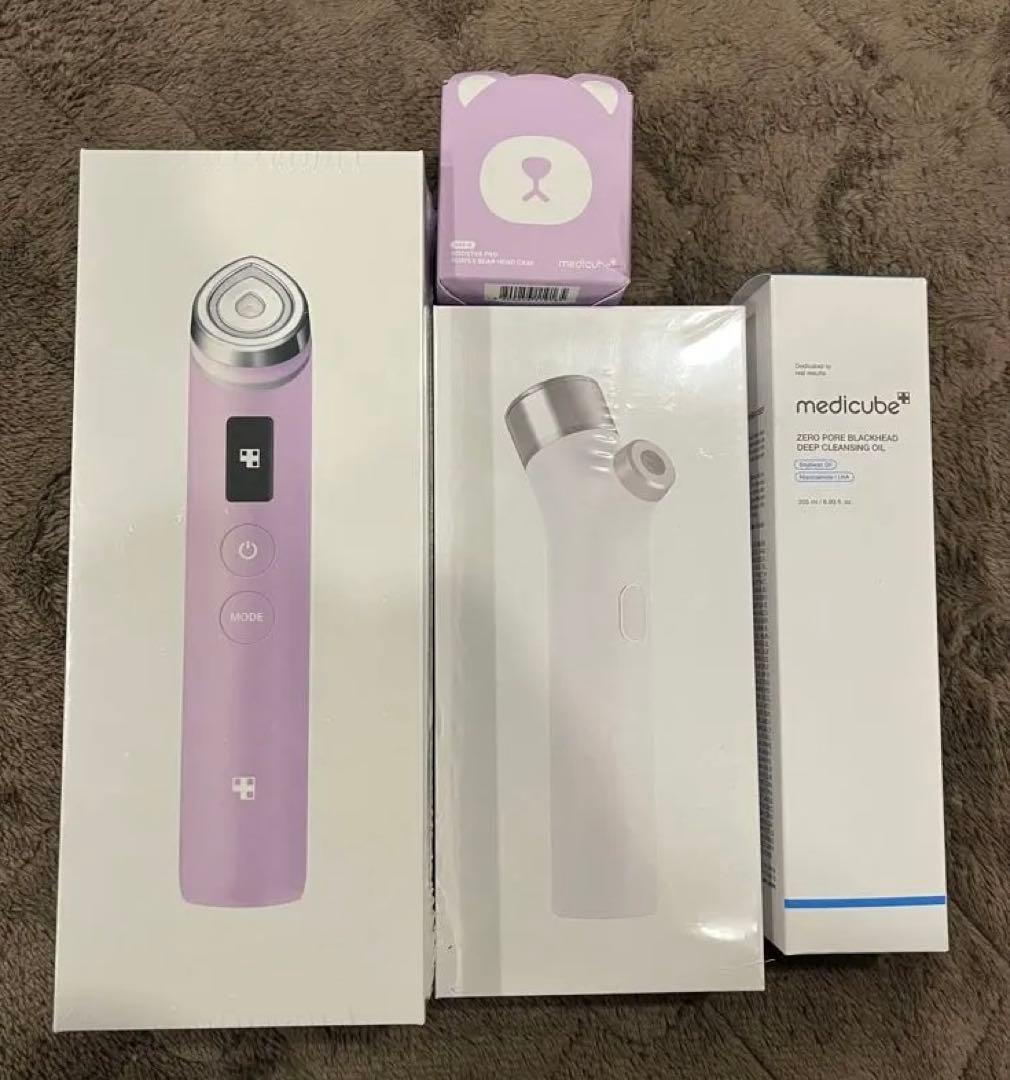 新品未使用　medicube 美顔器 パープル