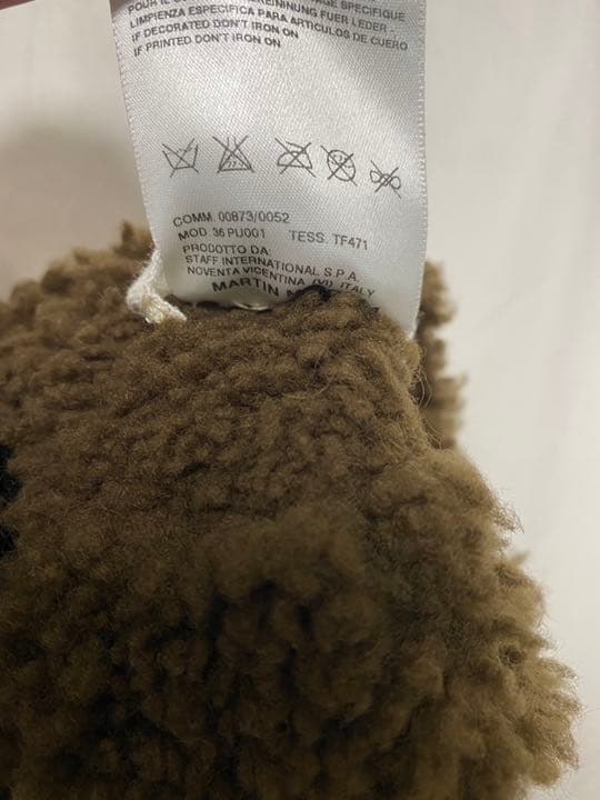 最初期　マルジェラ 05AW オープングローブ　手袋　ボア　シルク