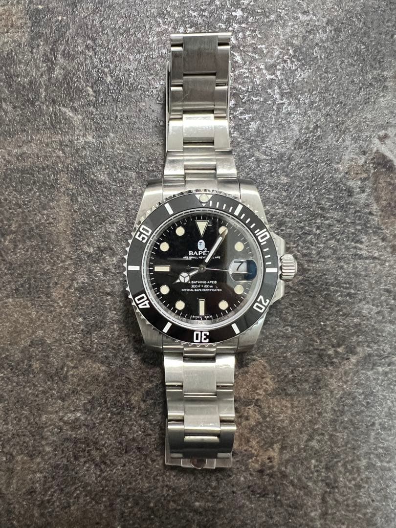 A BATHING APE TYPE 1 BAPEX シルバー
