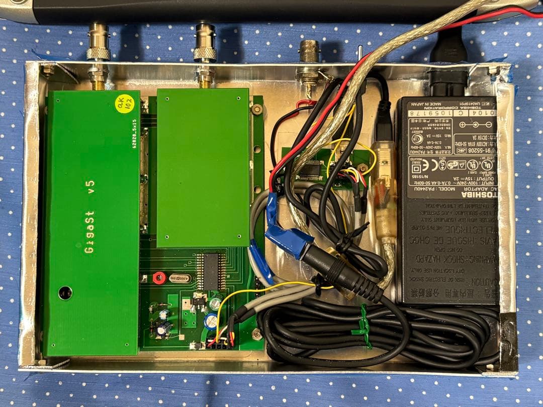 GigaSt v5 簡易型スペアナアダプタ　組み込み自作セット