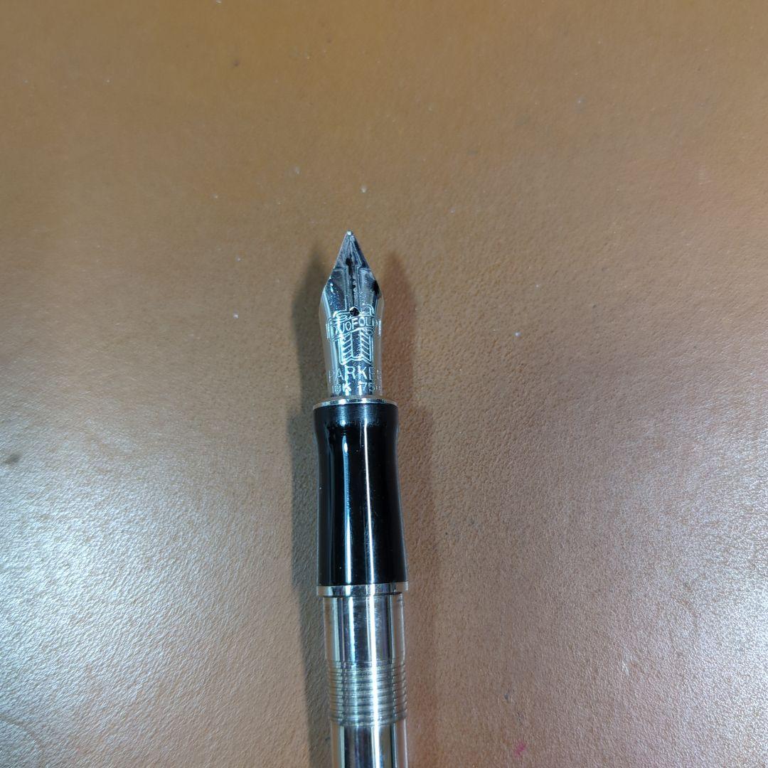 パ−カ− 限定仕様(青と白のマーブル模様 )万年筆