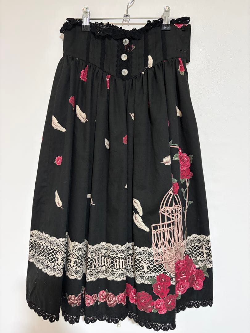 ALICE and the PIRATES EDEN柄スカート ボンネット