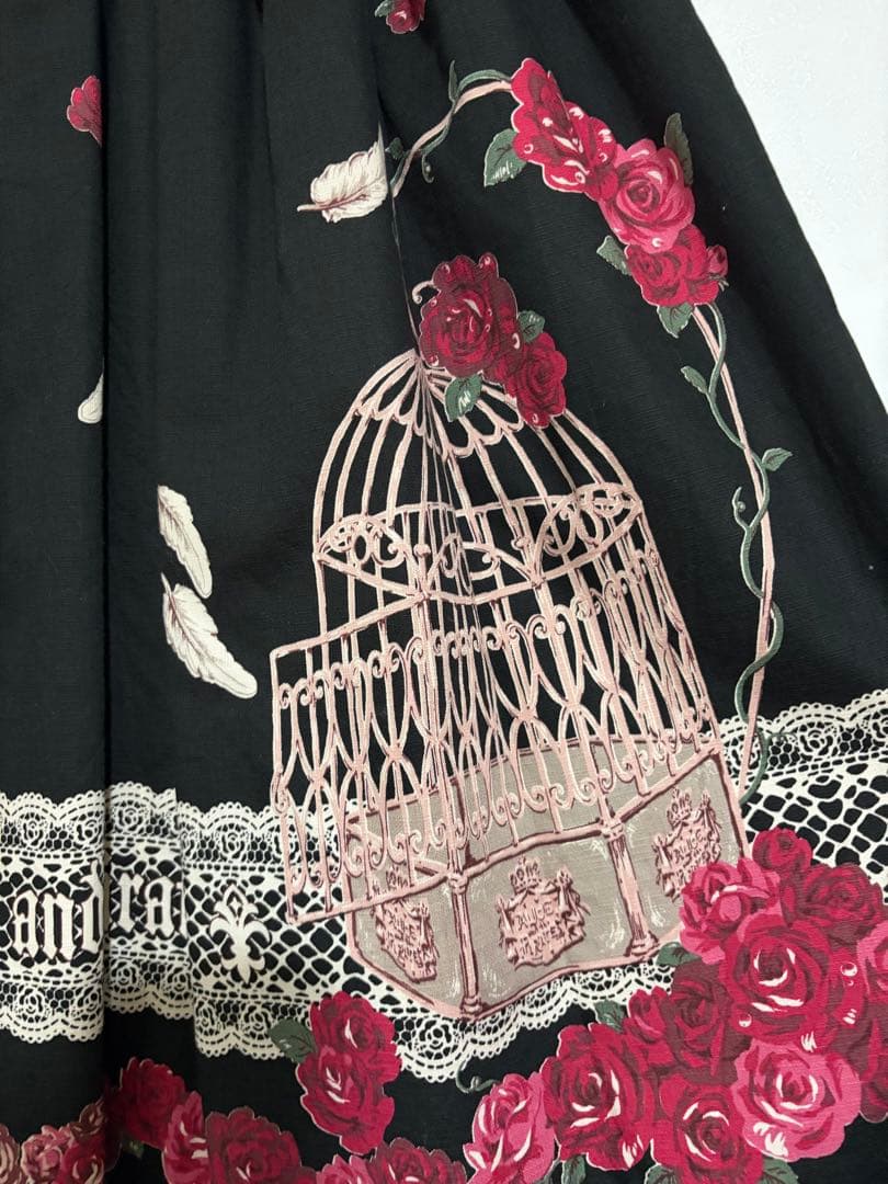 ALICE and the PIRATES EDEN柄スカート ボンネット