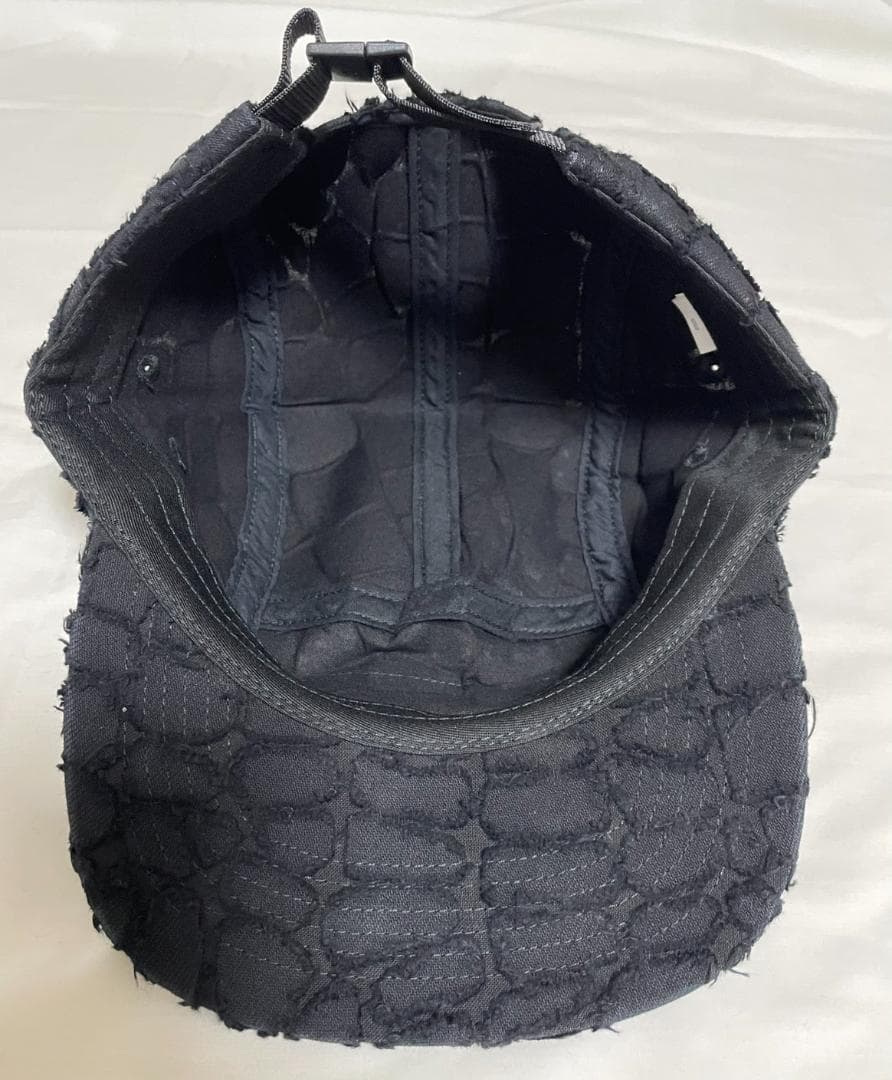 帽子 Supreme Frayed Croc Denim Camp Cap