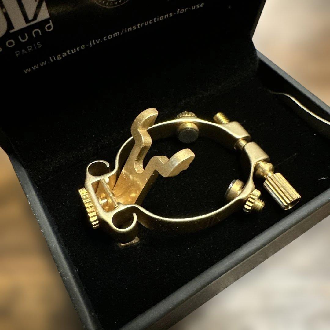 専用JLV Sound テナーサックス リガチャーメタル用艶消し