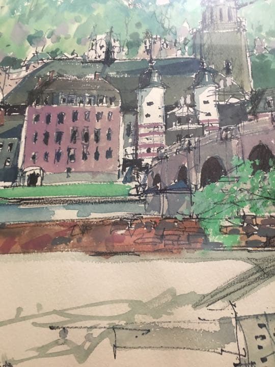 小田切 訓 水彩画