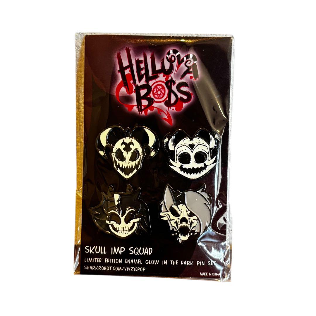 Helluvaboss Skull Inp Pin Set ヘルヴァボス ピンズ