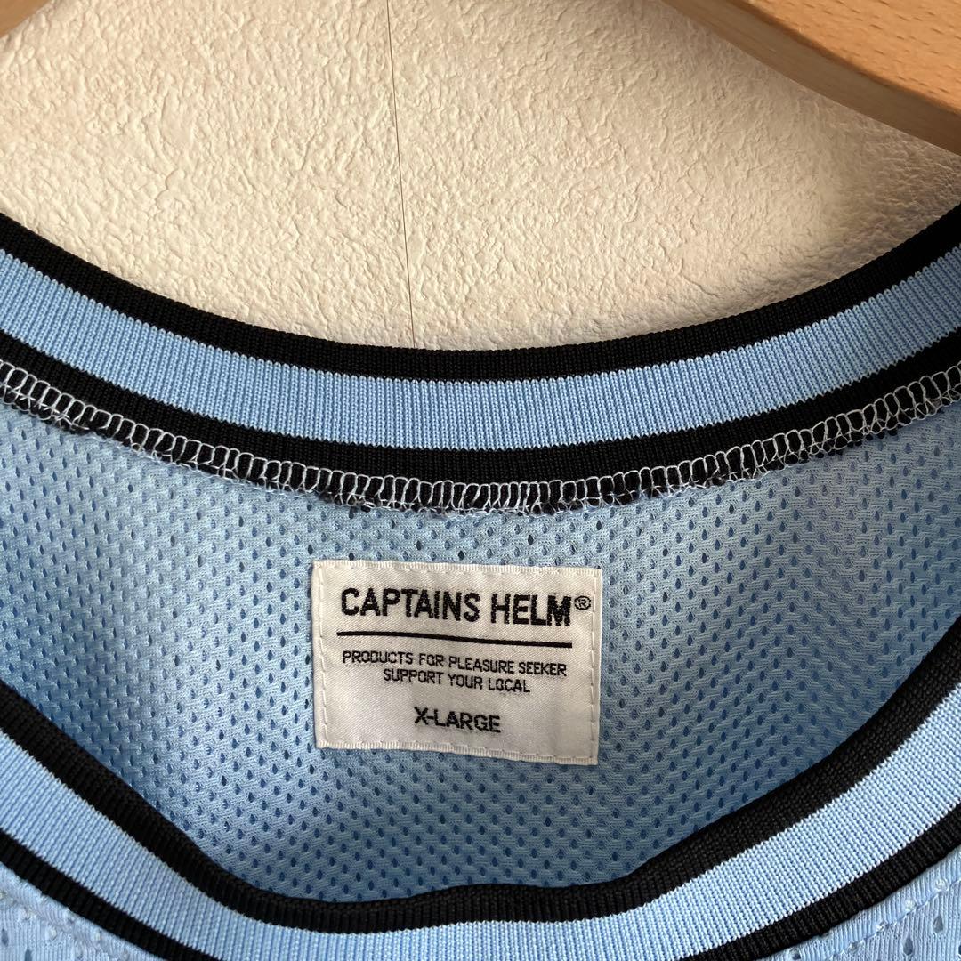 CAPTAINS HELM LINE RIB MESH タンクトップ