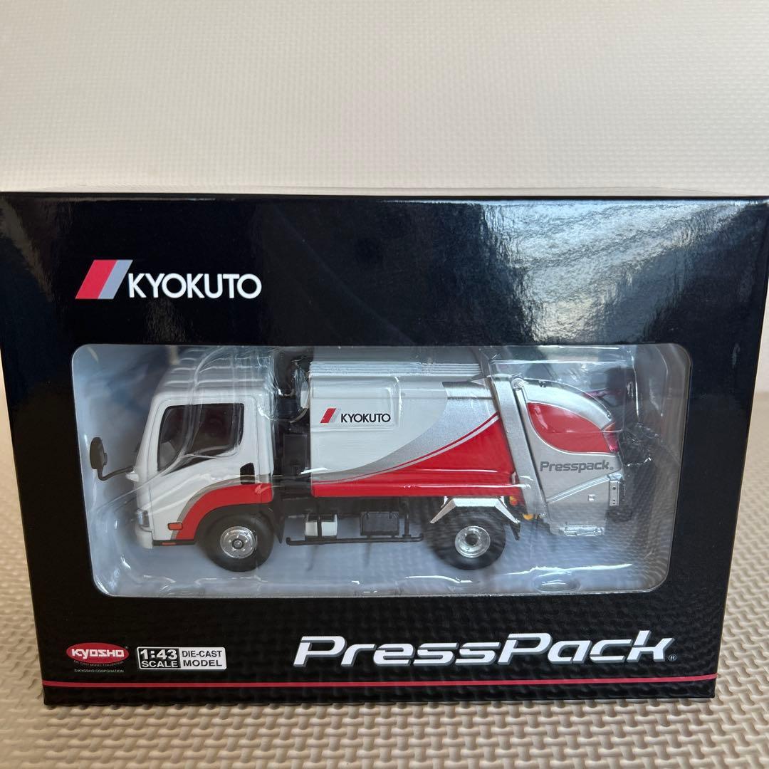 極東KYOKUTO プレス式ゴミ収集車　 1:43 スケール　ダイキャストモデル