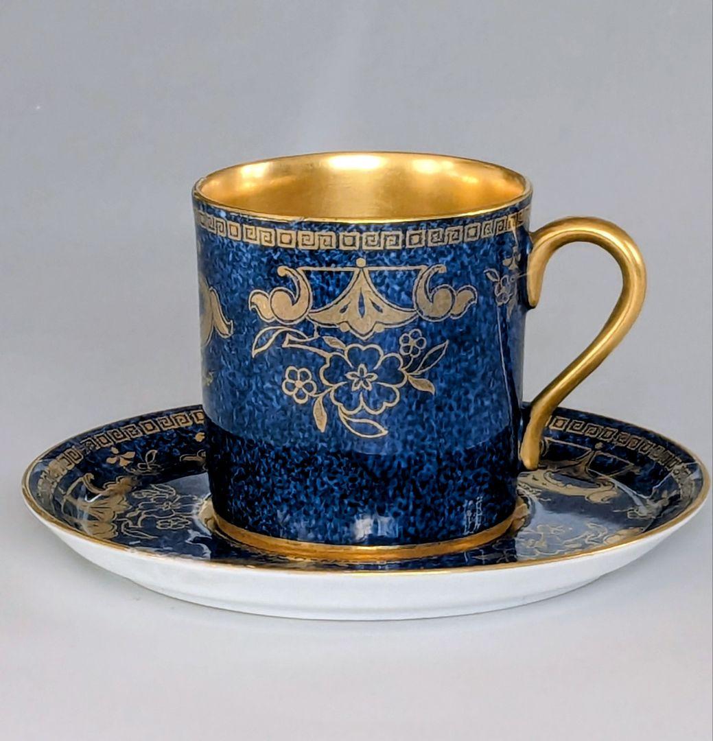 Collingwood コリングウッド金彩 パウダーブルー カップ&ソーサー