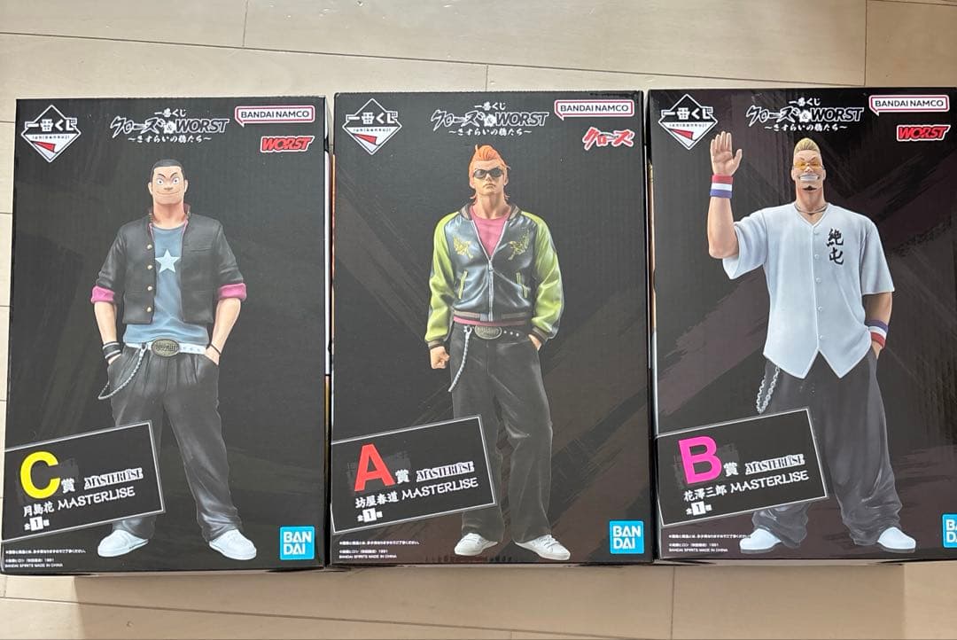 一番くじ　クローズ&WORST さすらいの鴉たち セットＡBＣ賞＋D賞E賞