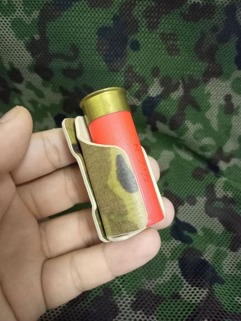 ストック用MOLLEシステム&シェルホルダー(１発用✕４)