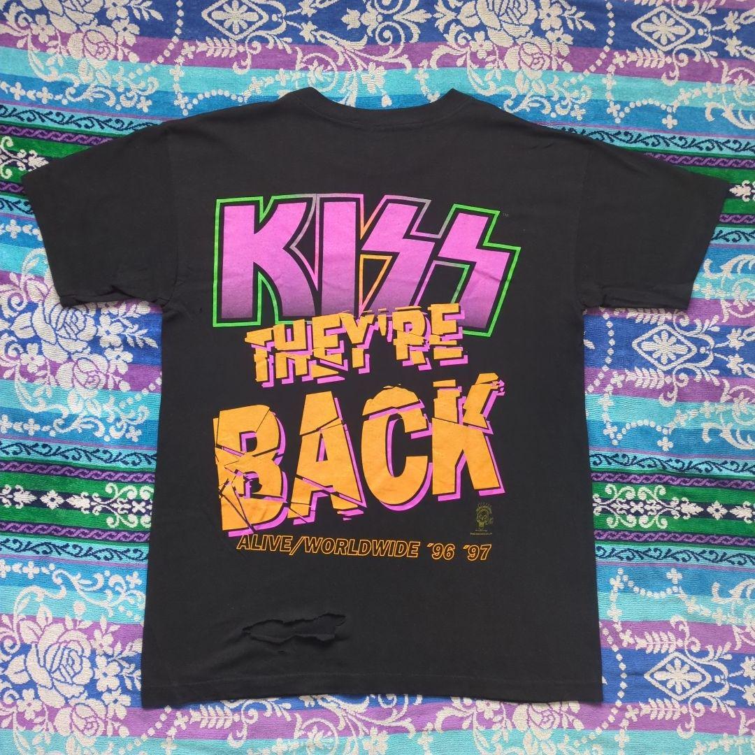 KISS　'96'97ワールドツアーTシャツ Lサイズ