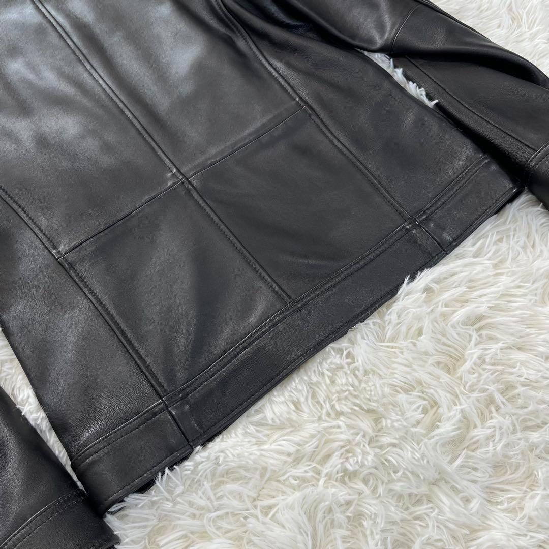 ラトルトラップ　シングルライダースジャケット　羊革　 ソフトレザー　Mサイズ