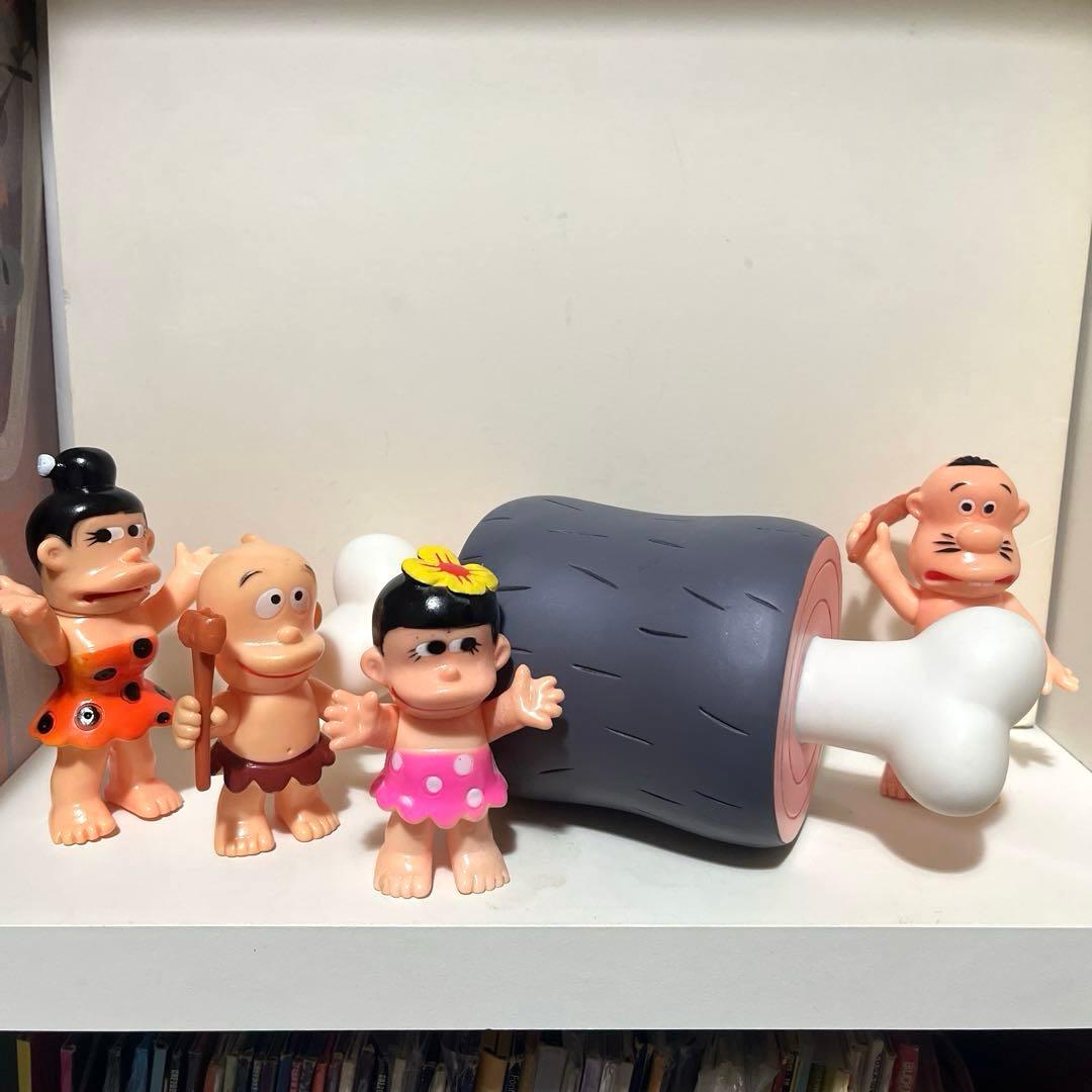 トイパテント製 はじめ人間ギャートルズ ソフビ フィギュア セット 当時物