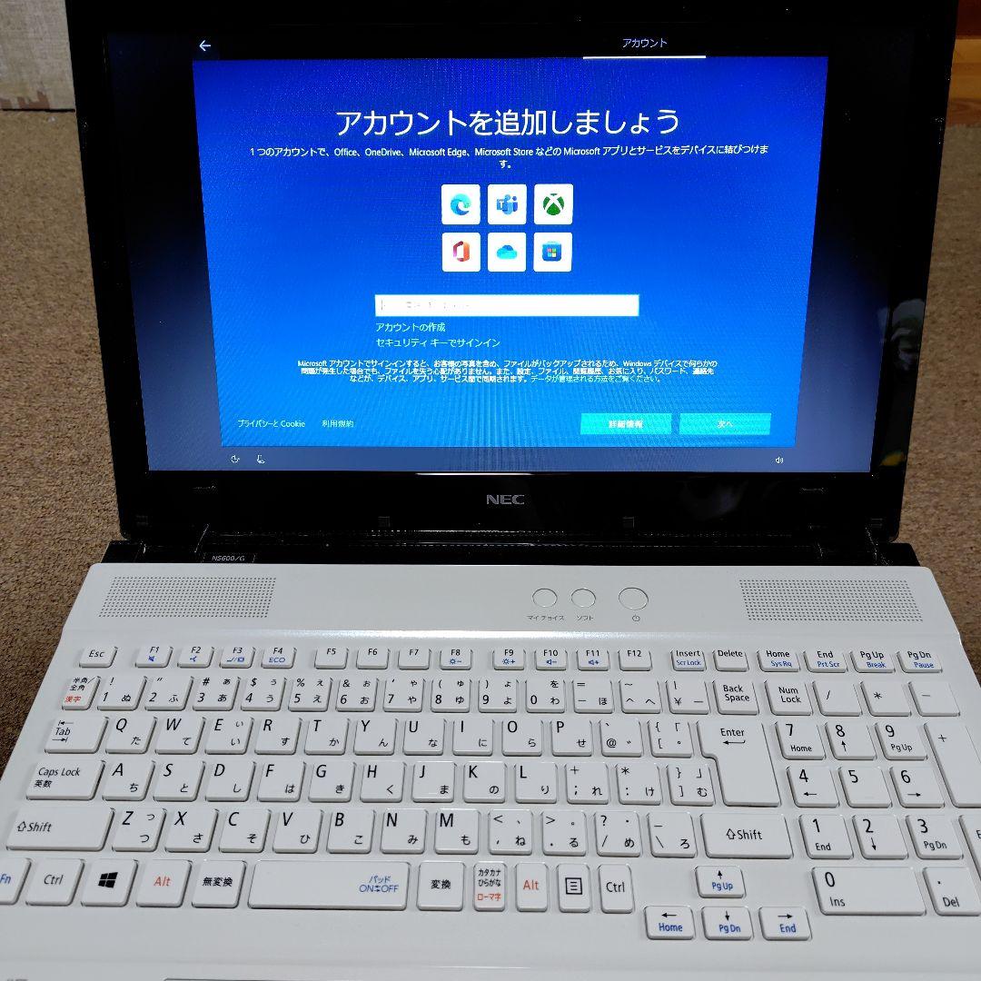 ジャンク　NEC ノートPC NS600/G Intel Core i7