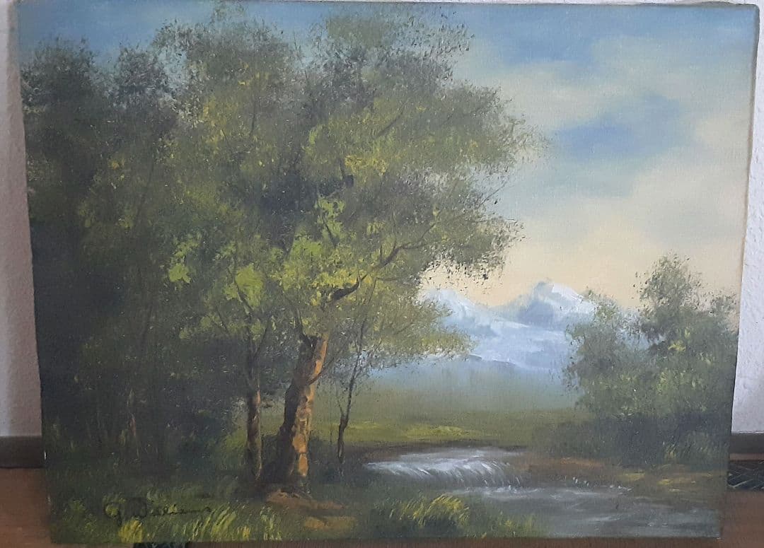 e Augustus Williams　F6　油絵　昭和50年購入