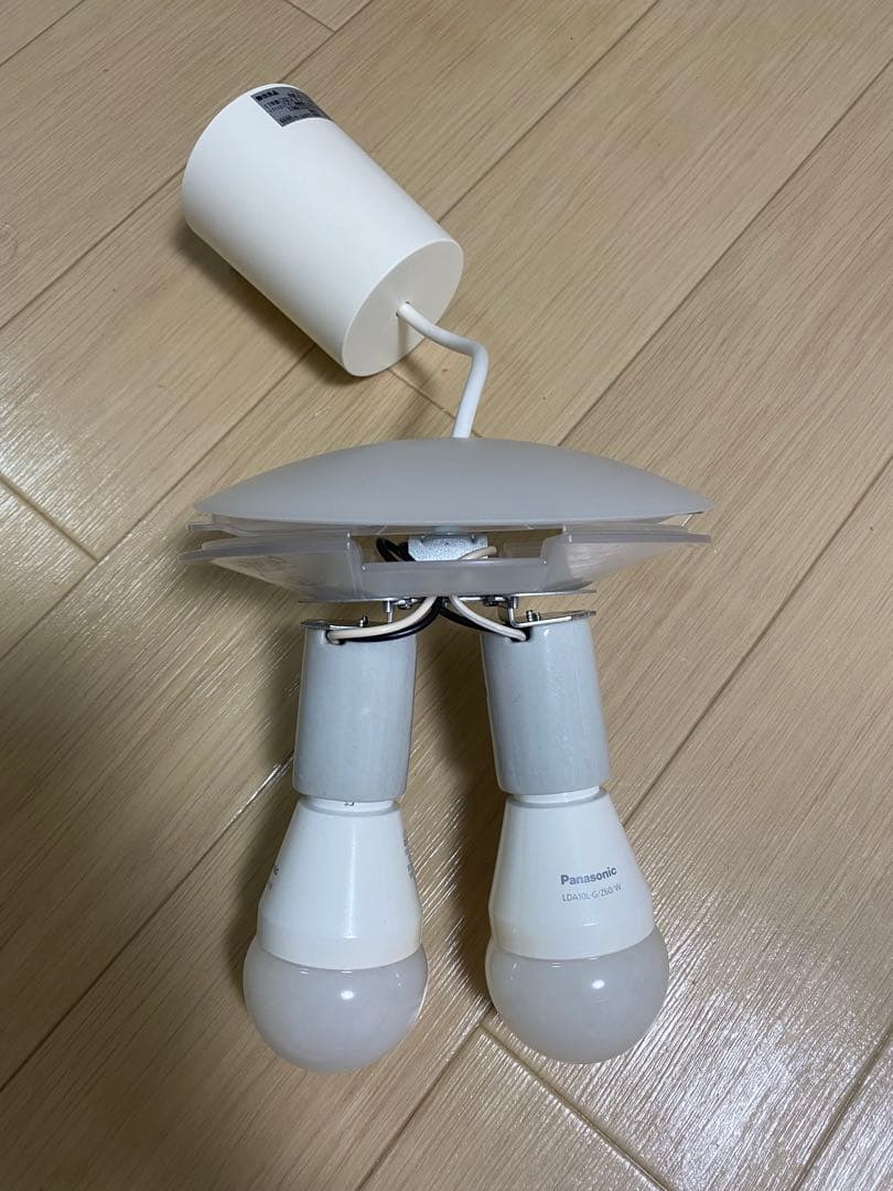 【美品】廃盤 無印良品 ペンダントライト 丸 Ｌ ホワイト