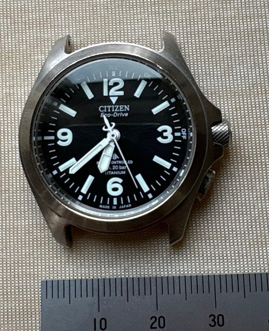 CITIZEN タフマスター　チタン　H330-T008020 難あり