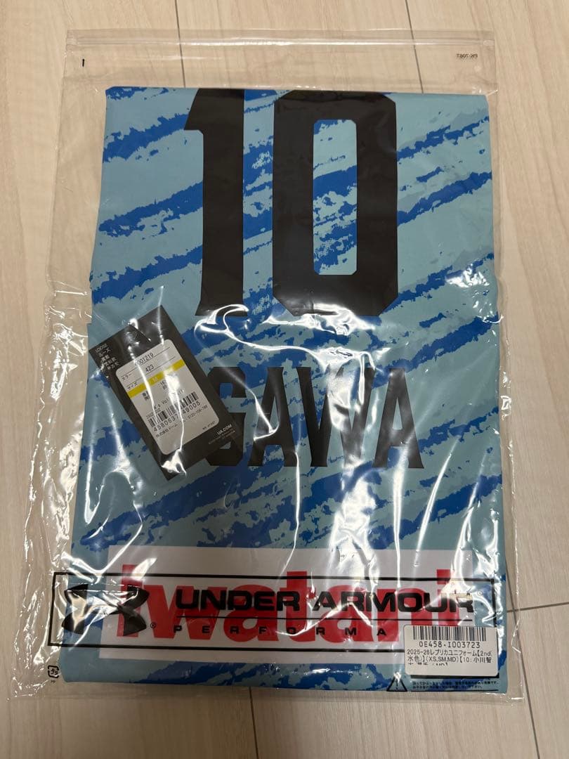 サントリーサンバーズ大阪 小川智大 レプリカユニフォーム MDサイズ 水色