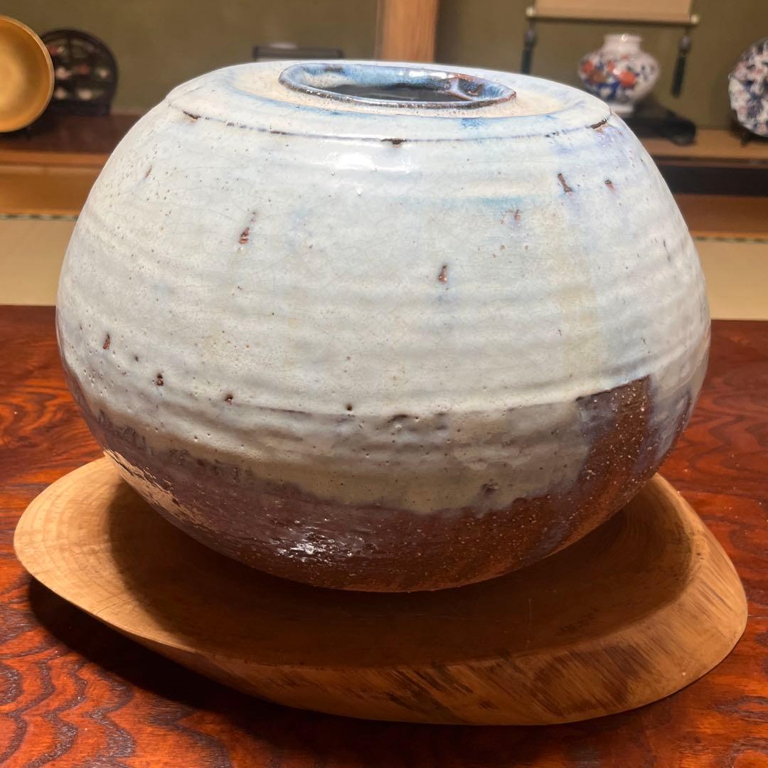 萩焼　壺　花瓶　花器　窯