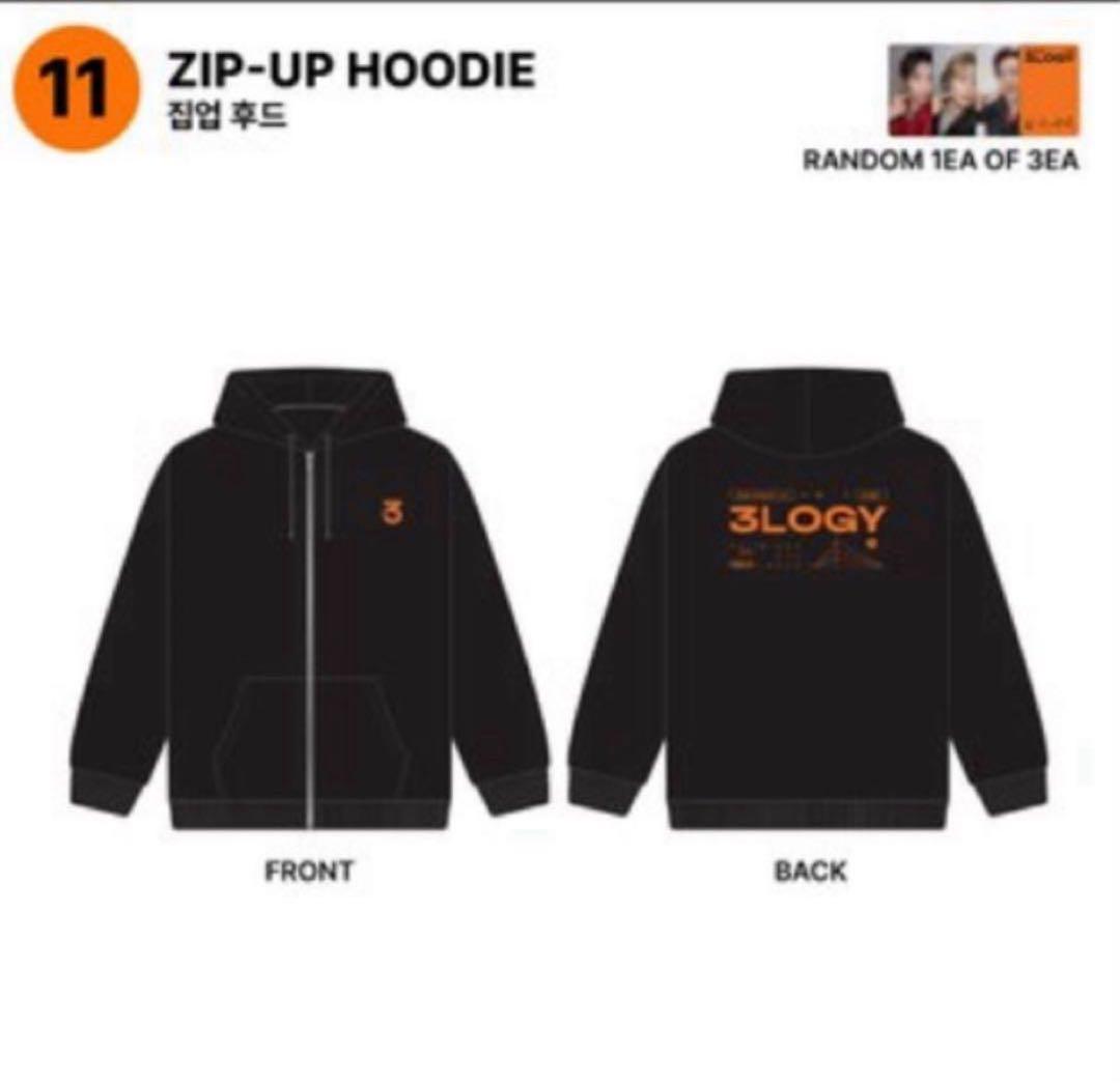 ヨンファ2026 CNBLUEソウルコン 3LOGY ZIP-UP HOODIE