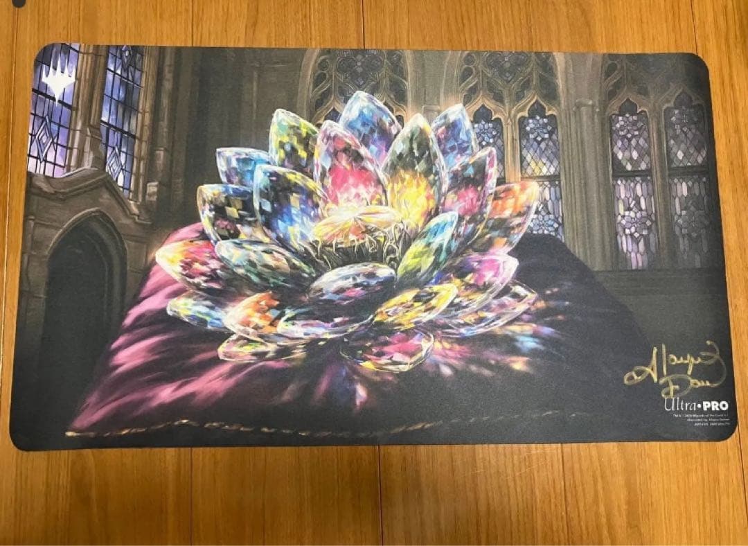 MTG プレイマット　宝石の睡蓮 Jeweled Lotus 直筆サイン