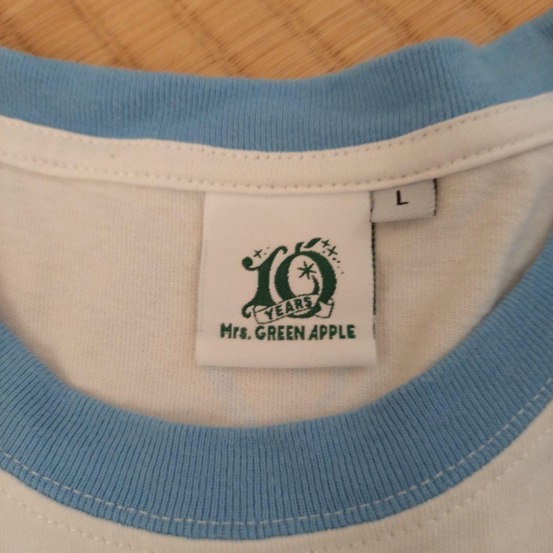 ミセスグリーンアップル　LANDMARK IN HARAJUKU Tシャツブルー