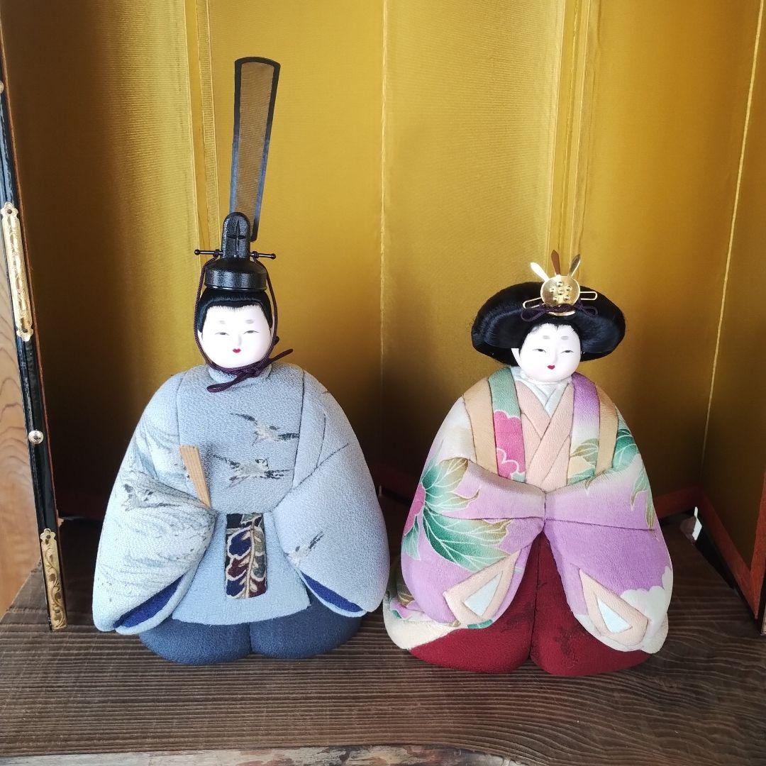 古布のおひなさま