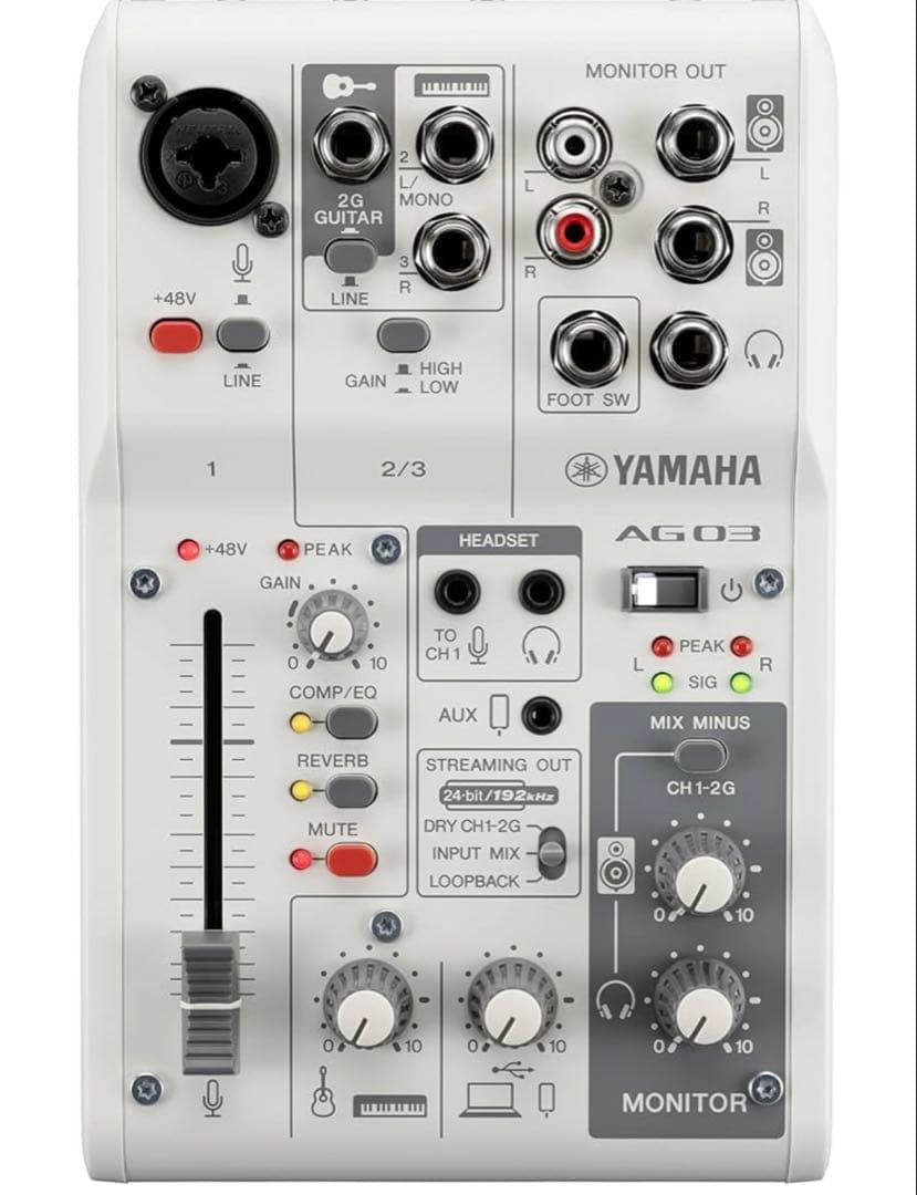 YAMAHA AG03 MK2 ホワイト