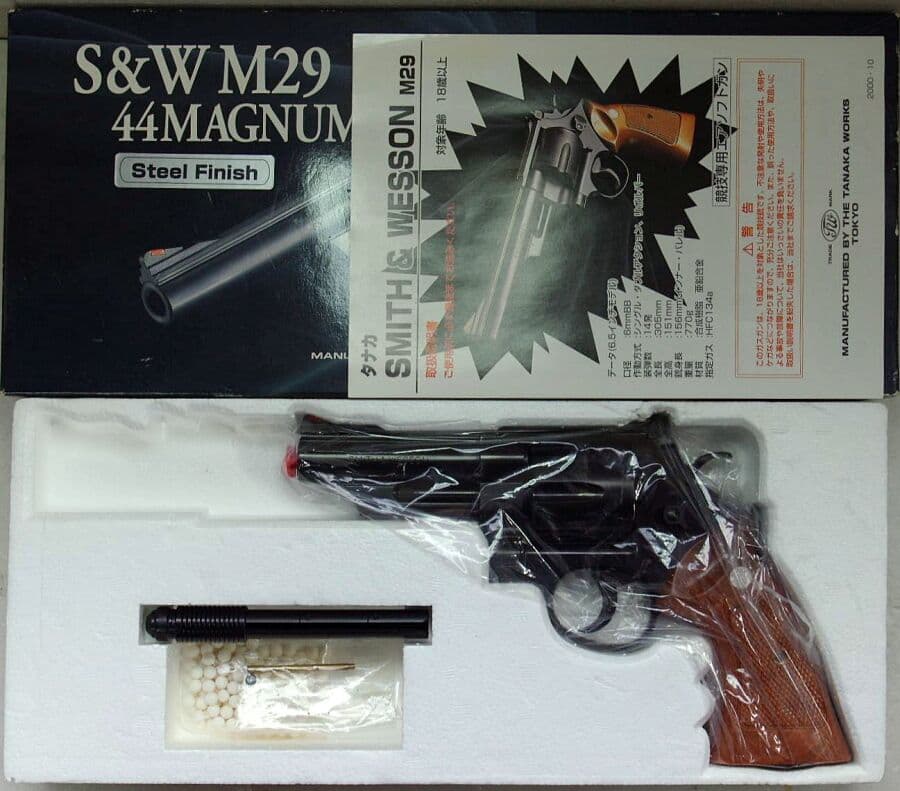トイガン TANAKA S&W M29 44MAGNUM 4in Steel Finish