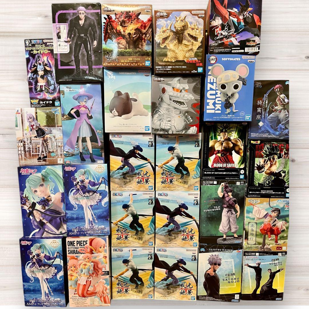 【全27点 未開封】ドラゴンボール 呪術廻戦 ワンピース フィギュアまとめ売り