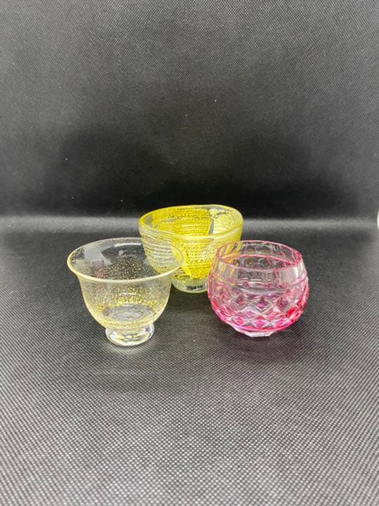 ガラス　冷酒ぐい飲み