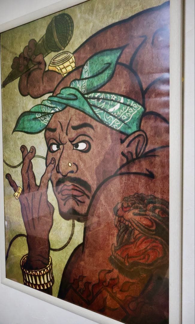 APPLEBUM 浮世絵風2Pac ポスターA1サイズ