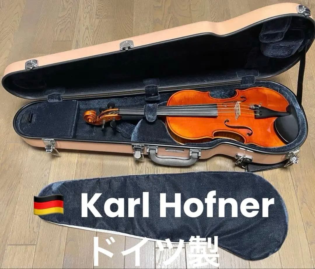 Tのセレクトしショップ　カールヘフナー バイオリン、ケース 、弓付き。