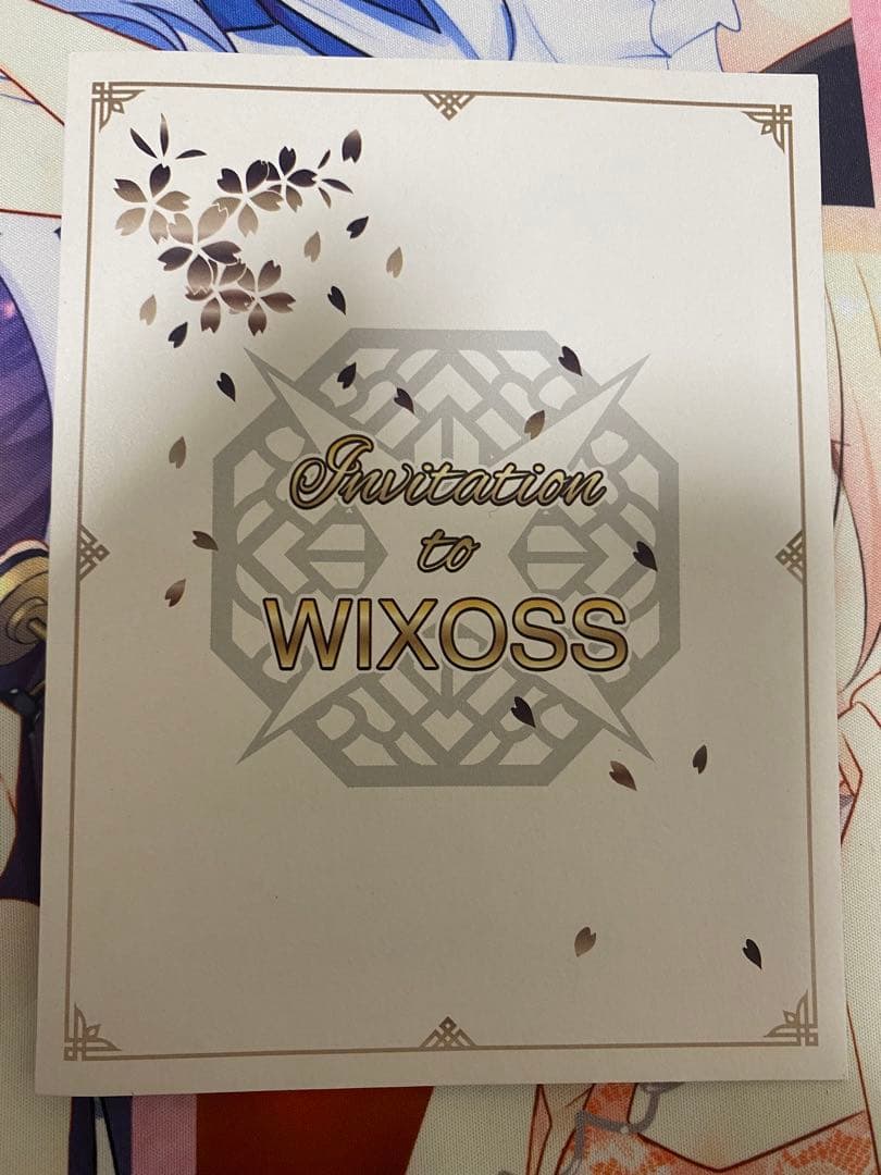 ウィクロス 花見 サシェ＆ミュウ(台紙付き) 中国語版 大・お花見大会景品