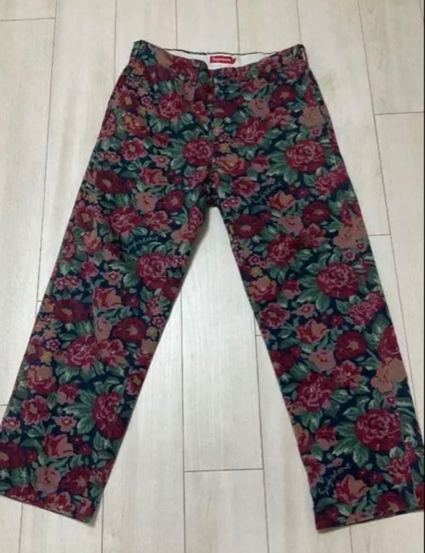 Supreme フローラル パンツ
