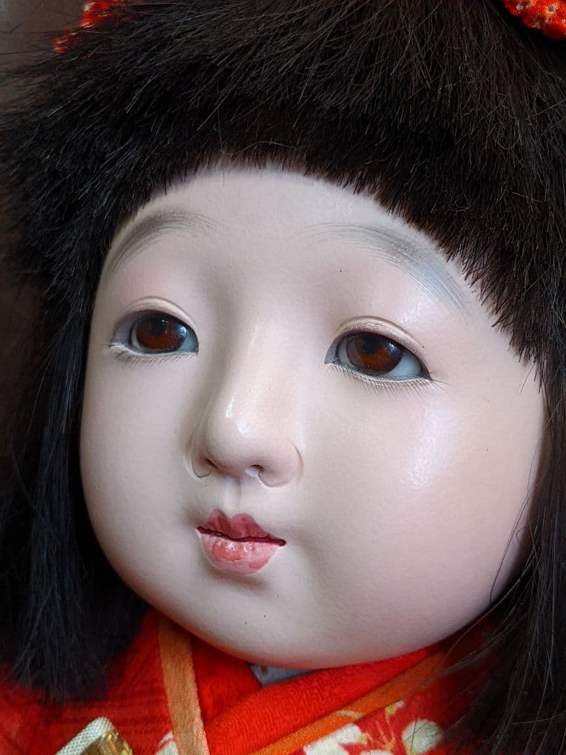 樫村瑞観　自由人形　麗しのお嬢様　鳴きます！　検)市松人形・アンティークドール