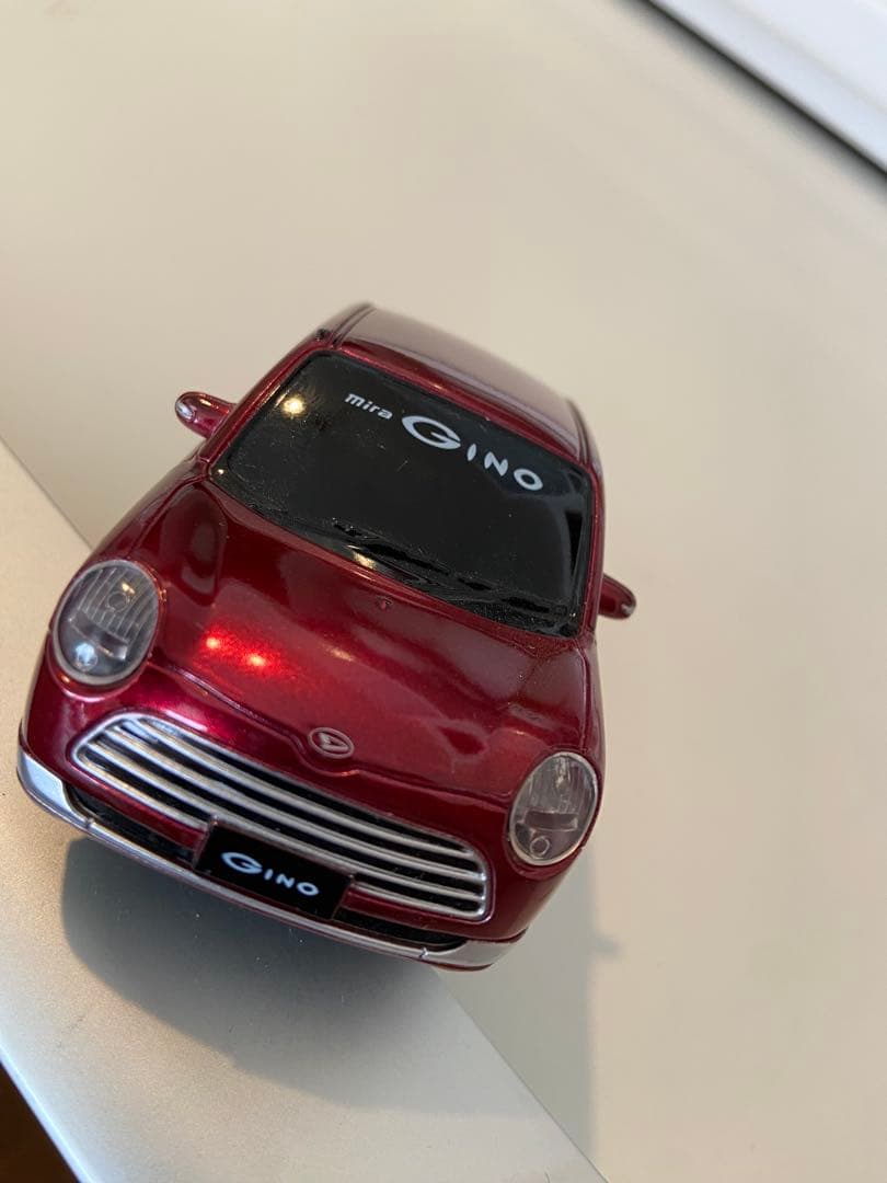 美品　非売品 ダイハツ ミラジーノ プルバックカー　赤　ワインレッド