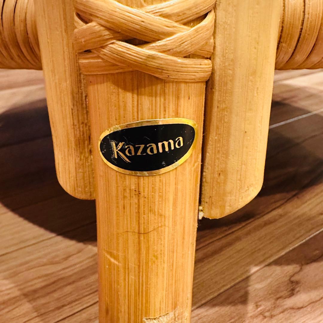 momo サイドテーブル ラタン 円形 ローテーブル レトロ アンテーク