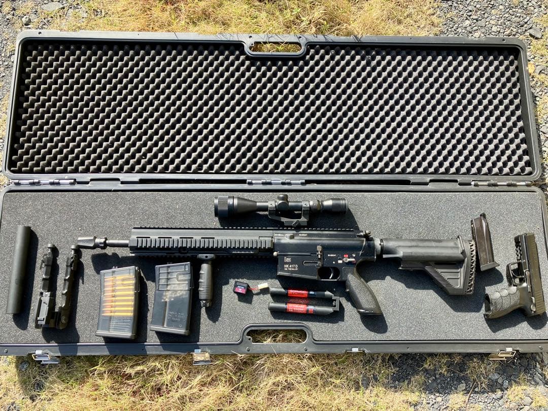 東京マルイ製次世代電動ガン　HK417 中古　オマケたくさん　大荷物