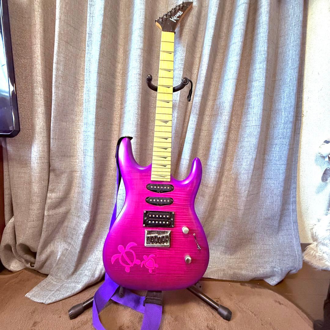 KRAMER striker 211 purpleエレキギター