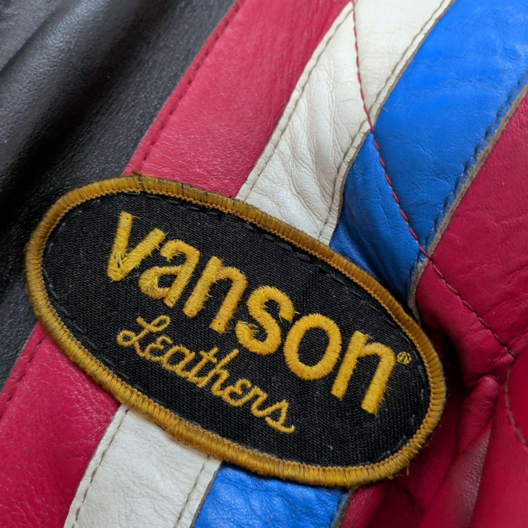 vanson レザーライダースジャケット 38