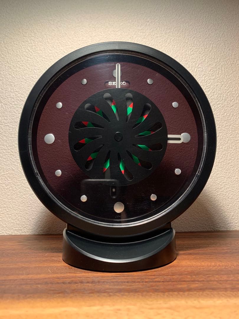 美品 80s 90sSEIKO ポストモダン 置時計 スペースエイジ セイコー