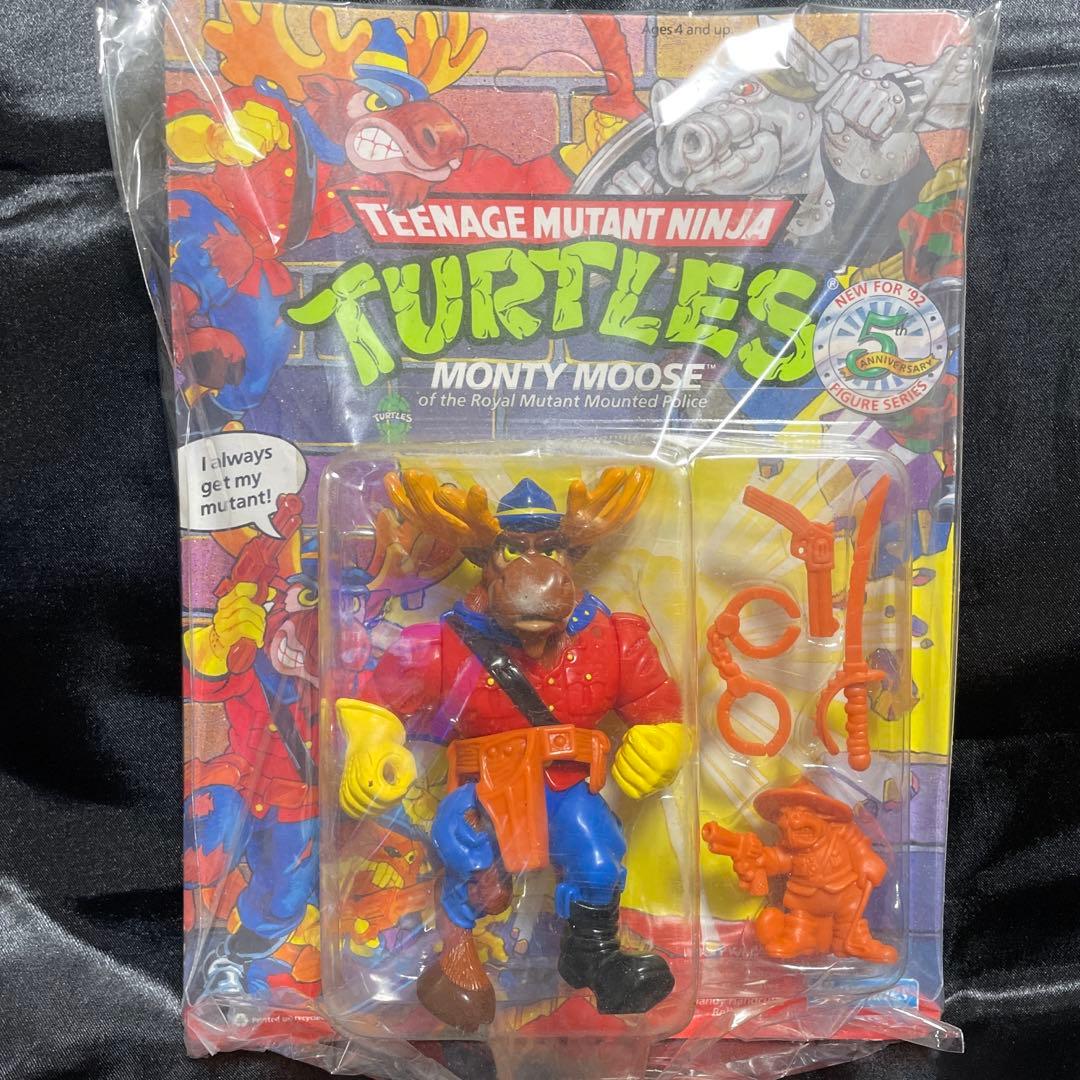 【未開封】TMNT Monty Moose タートルズ フィギュア プレイメイツ