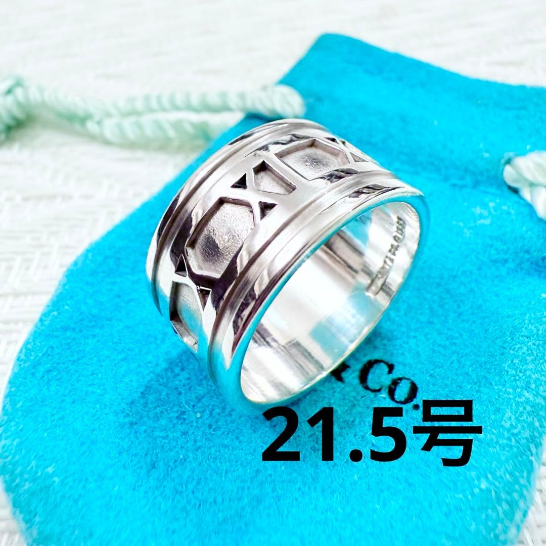 ティファニー　アトラス　ワイド　指輪　リング　21.5号　研磨仕上済美品 925