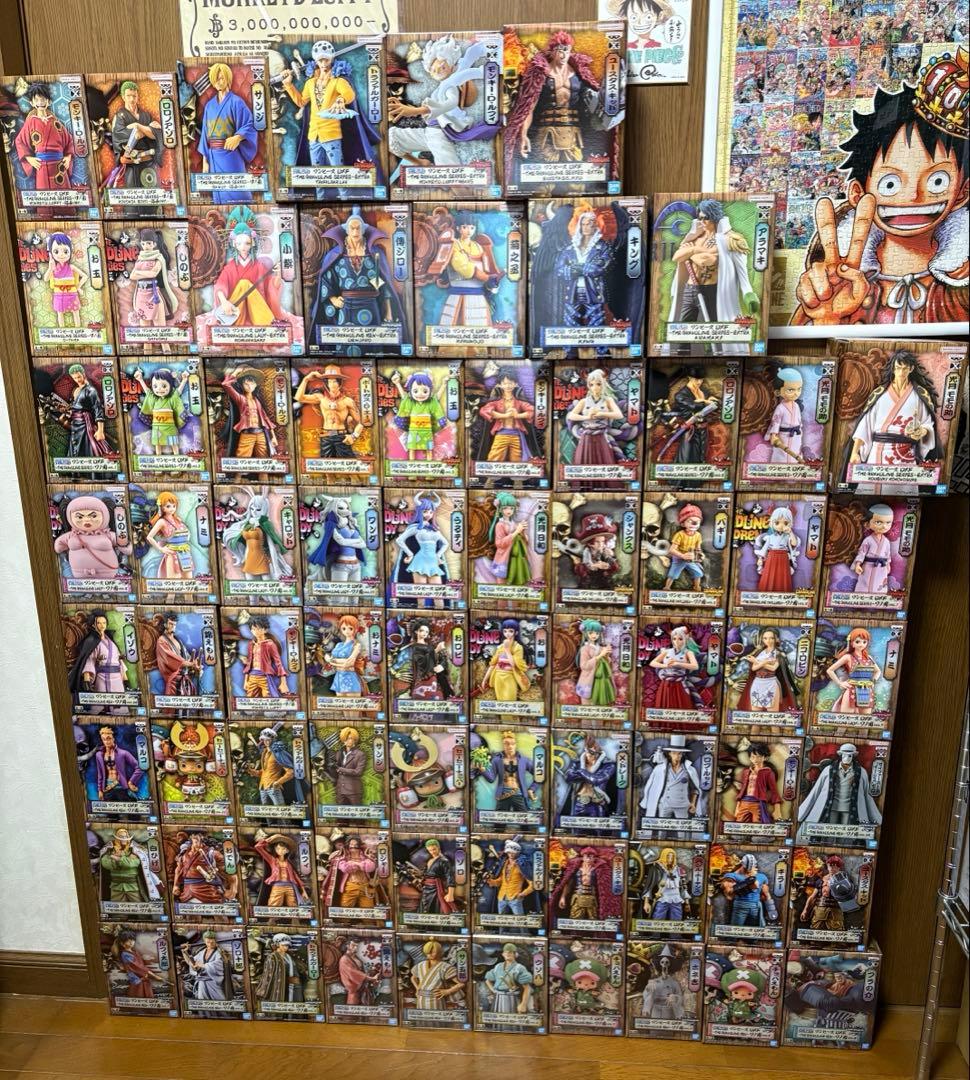 ワンピース フィギュア ワノ国dxf グラメン　コンプリート　73体セット！