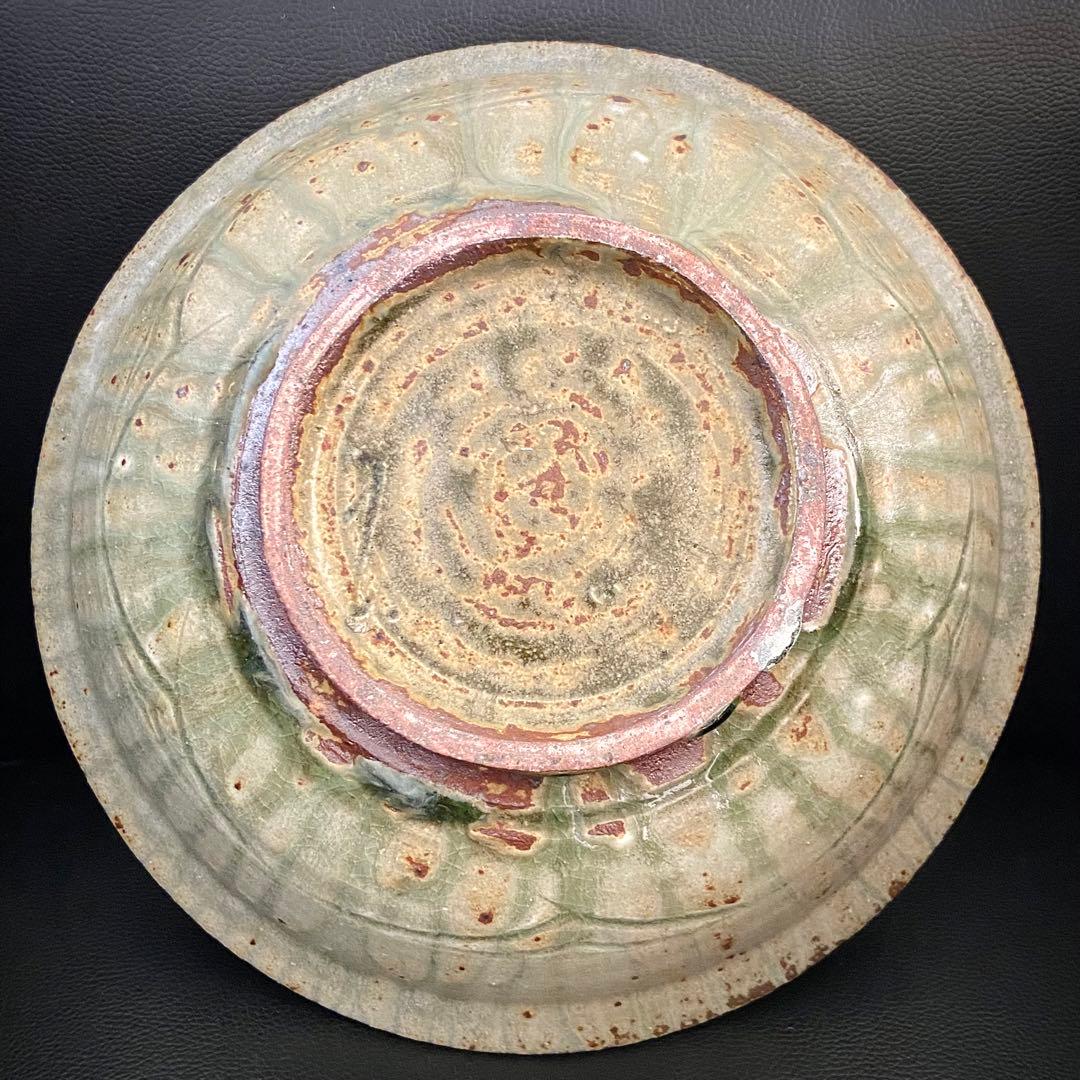 坂口健 白化粧掻落鉢 盛鉢 大皿 25cm 皿 器 作家もの 作陶展