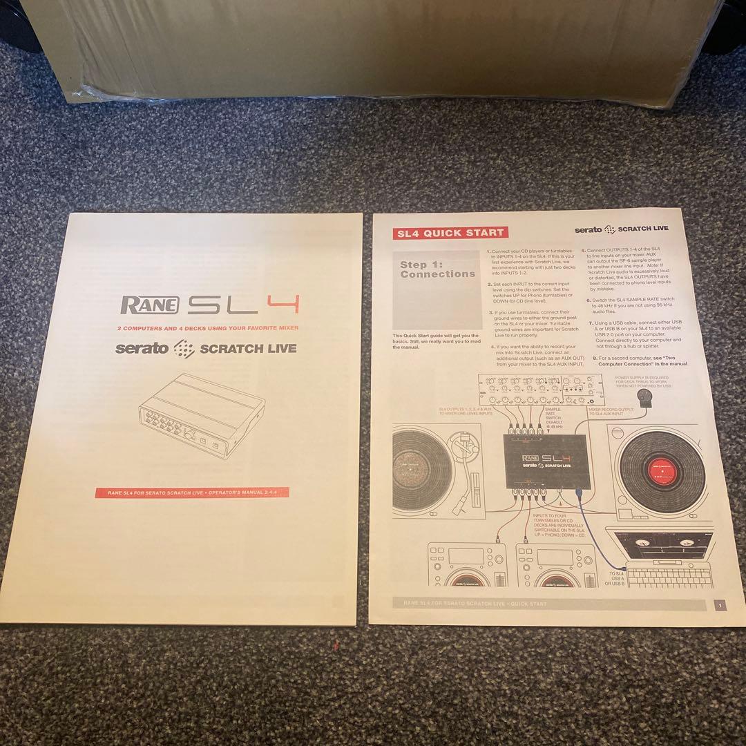 serato SL4 説明書付き