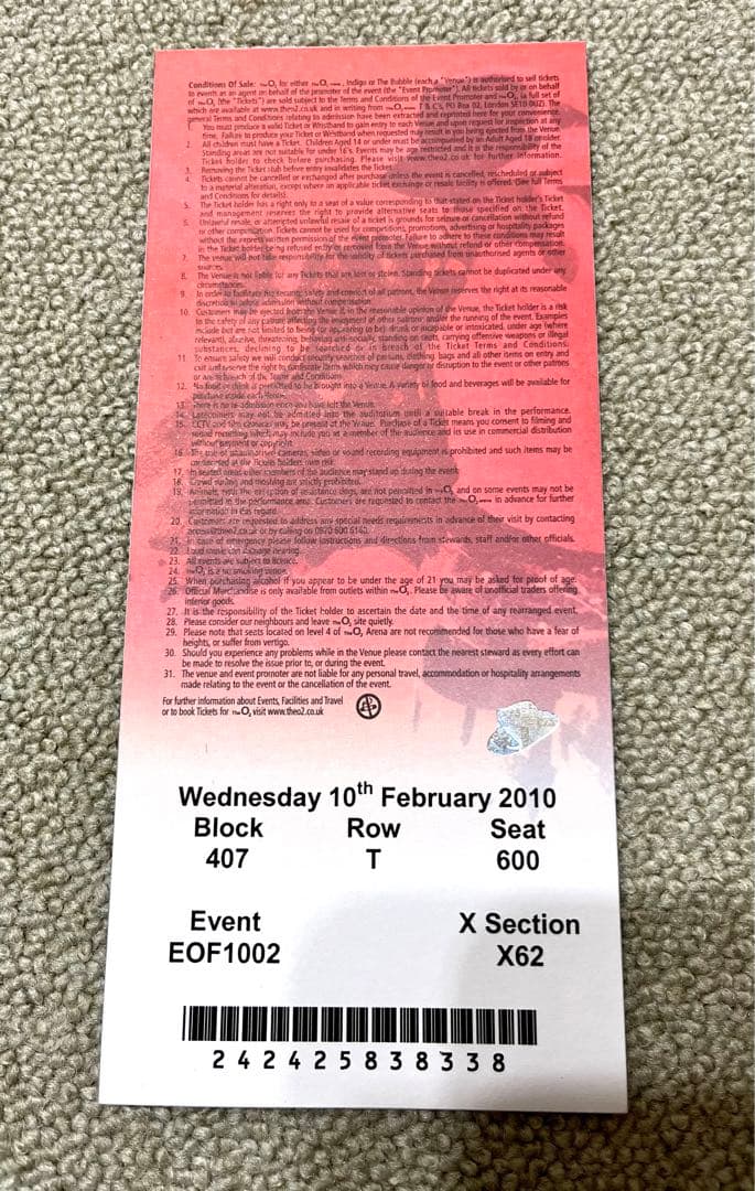 マイケルジャクソン　葬儀パンフレット　幻のthis is it 公演　チケット